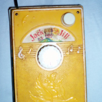  1968 FISHER PRICE "Jack And Jill" TV Radio Music Box 