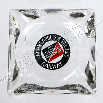 Minneapolis and St. Louis Railway Ashtray - Tobacciana