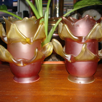 CZECH ART GLASS SHADES I