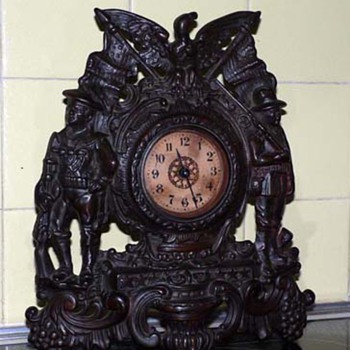 Patriot Bronze Mantel Clock