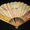 Cafe Martin New York City Advertising Paper Fan