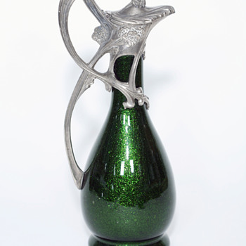Green Aventurine Pitcher Mystery - Art Glass