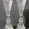 Pair of Antique Crystal Vases