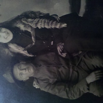 WWI era U.S. Army soldier & his BEAUTIFUL girlfriend/wife snap shot