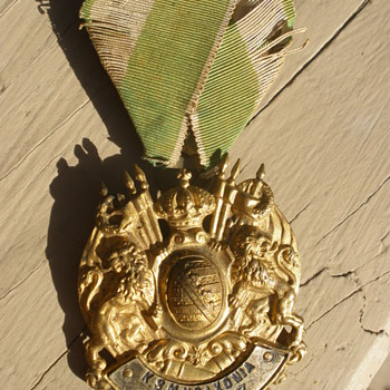 Royal Saxon Military Association "Saxonia", Colditz. Imerial Saxon Veteran's badge. - Military and Wartime