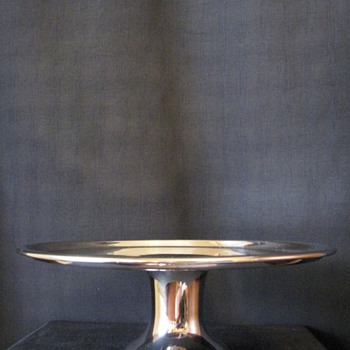 RALPH LAUREN SILVER PLATED CAKE STAND
