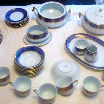 Bavaria China Set By Rieber 