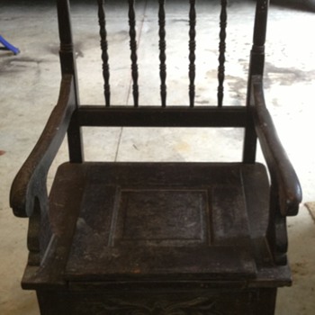 Just Found Antique 1800's Commode ? - Furniture