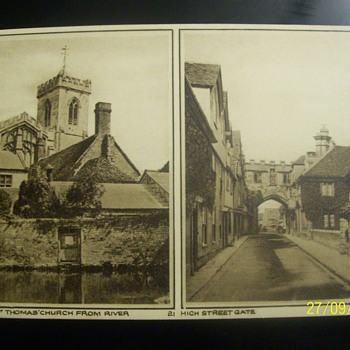 vintage postcards salisbury st. thomas church - Postcards