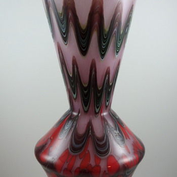 Kralik furnace decorated vase, ca. 1930s - Art Glass