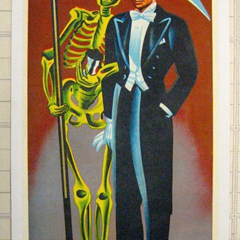Original 1959 "Profesor Alba" Stone Lithograph Poster - Posters and Prints