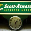 Scott Atwater Outboard Motor Vintage Clock 1952