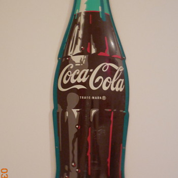 1960's Coca-Cola Bottle Sign - Coca-Cola
