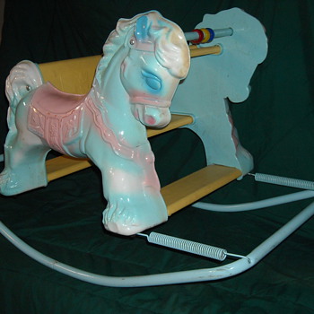 1950 Wonder shoo fly spring horse - Animals