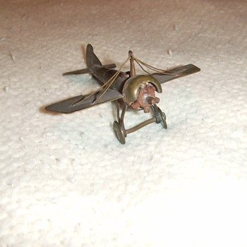 WW1 trench art plane - Military and Wartime