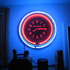 1940's Original Chrysler Dealership Double Neon Clock