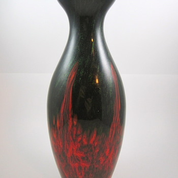 Czech Cased Mottled with Aventurine - ca. 1930s - Art Glass