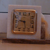 Antique DEP marble Art Deco 1930's French mantle clock.