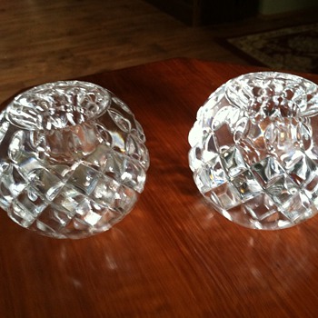 Royal Limited Crystal Candle Holders - Glassware
