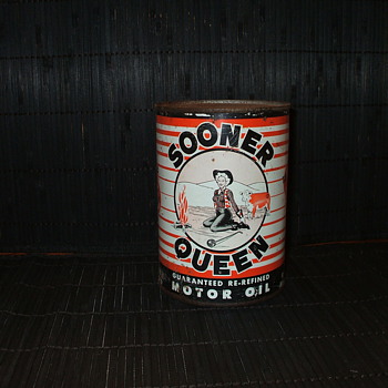 Sooner Queen oil can