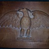HAND CARVED EAGLE WOODEN MOLD