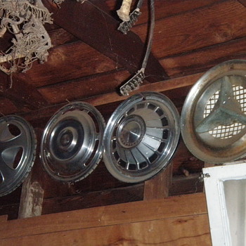 vintage hubcaps