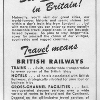 1948 - British Railways Advertisement