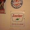My garage....  Olds signs make it fun... Beware of the reproductions...