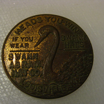 Swann Abram Hat Company "Coin"