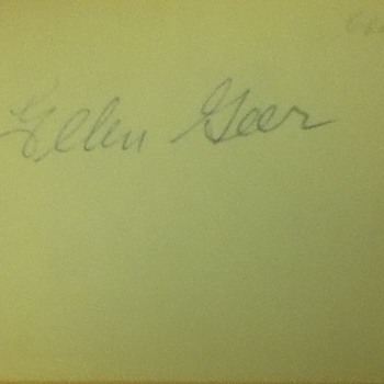 Ellen Geer Autograph - Movies