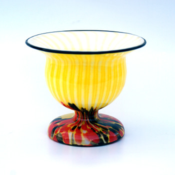 WELZ Lines and Spots vase - Art Glass
