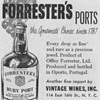 1950 Forrester's Ports Advertisement