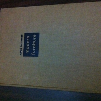 1949 Modern Furniture book by Mario Dal Fabbro - Books