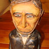 abraham lincoln wood sculpture W. M. Hole