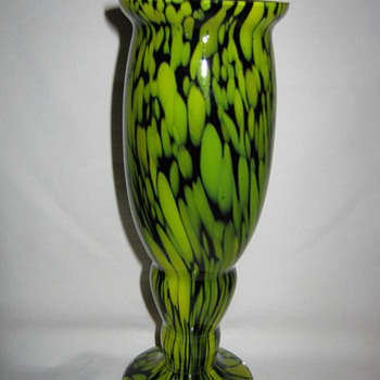 Czechoslovakia art glass vase Franz Welz - Art Glass