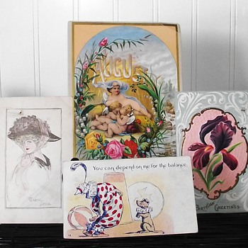 1884 Calander page "AUGUST" - Postcards