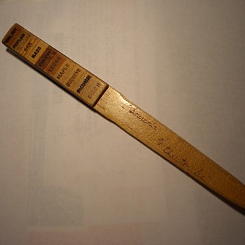 An Old Souvenir--Wooden Letter Opener - Office
