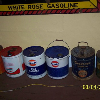 some 5 gallon cans