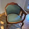 arm chair found in basement