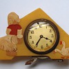 Antique novelty standing travel alarm clock ca. 1930's.