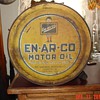 EN-AR-CO Motor Oil...Five Gallon Oil Rocker Can...White Rose Gasoline