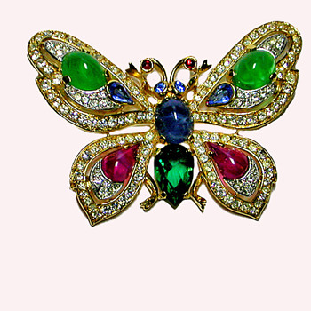 Trifari Jewels of India Butterfly - From My Personal Collection