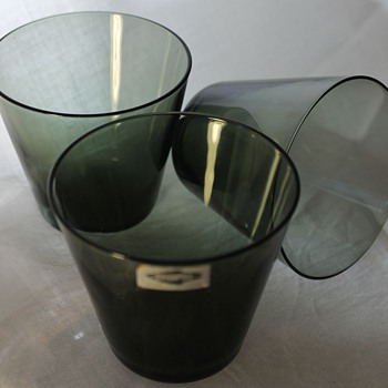 Nuutajarvi Notsjö Kartio Glasses - Art Glass