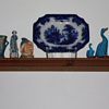~~~~OLd 1850's Flow Blue Plater~~~~