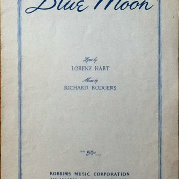 "Blue Moon" Sheet Music - Paper