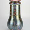 Durand King Tut art glass vase rare production shape 1824