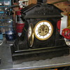 French slate mantle clock C 1850