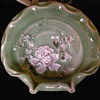 kato shunka meiji era-celadon raised enamel bowl japan