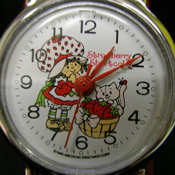 1980 Strawberry Shortcake Wristwatch by Bradley - Wristwatches