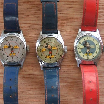 1948-49 Birthday Series Mickey Mouse Wristwatches